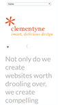 Mobile Screenshot of clementynedesign.com